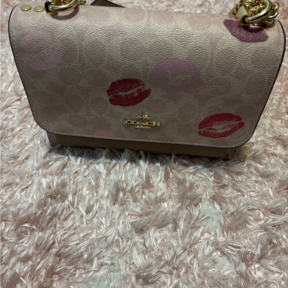 Coach Pink and Red Women's Bag